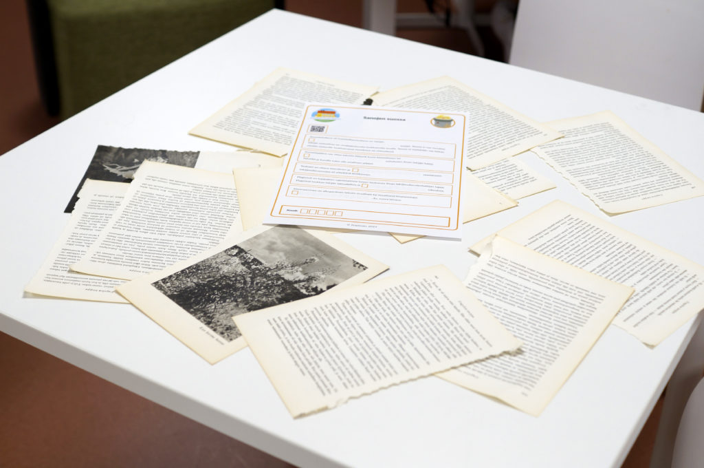 Ett exempel hur kan man lägga fram I ordträsket uppgiften.  